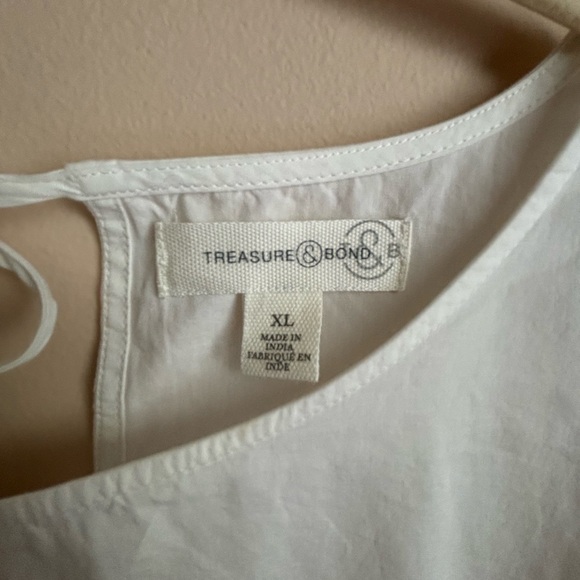 TREASURE & BOND Cutwork Yoke Crop
Cotton Blouse Ivory XL NWT Nordstrom SOLD OUT - Picture 4 of 16